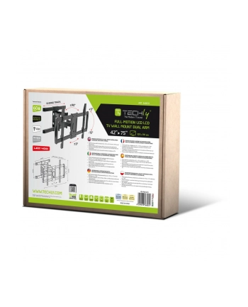 Techly ICAPLB473 42-75'' Czarny nr 1