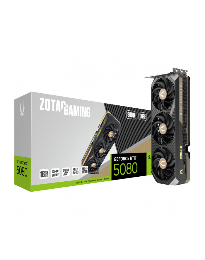 Karta graficzna ZOTAC GAMING GeForce RTX 5080 SOLID CORE 16GB główny