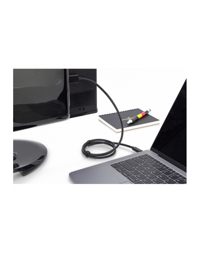 digitus Kabel USB Type-C/HDMI M/M USB 3.1 Gen.2 SuperSpeed+ 4K/60Hz 18Gbps 2m czarny główny