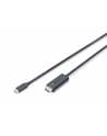 digitus Kabel USB Type-C/HDMI M/M USB 3.1 Gen.2 SuperSpeed+ 4K/60Hz 18Gbps 2m czarny - nr 1