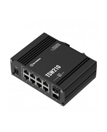 teltonika Przełącznik niezarządzalny TSW210 Switch 2xSFP 8xPoE+ 8xGbE DIN RAIL Back Panel nr 2