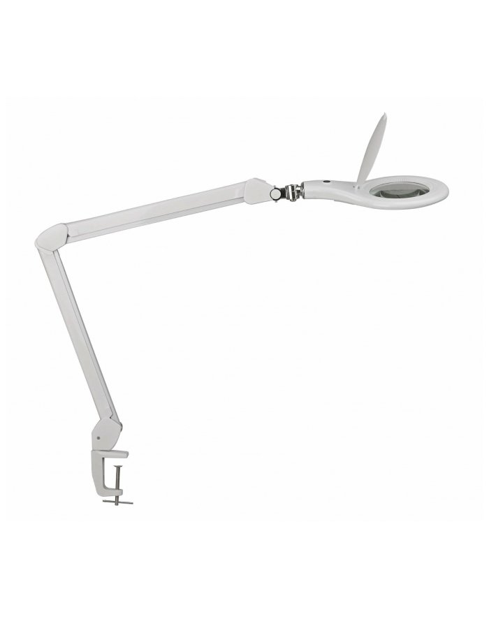 Maul Lampka Biurkowa Led Lupenleuchte Makro Mit Klemmfuß Weiß (8263302) główny