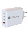 Techly Zasilacz do laptopa USB-C 1-2-3/USB-A 140W (IPWPD140WWH) - nr 1