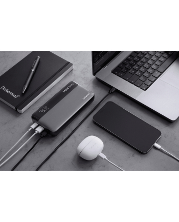 Intenso He25000 25000 Mah Quick Charge Lipo Usb A C