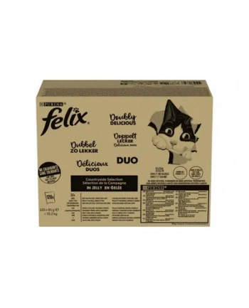 purina nestle PURINA FELIX FANTASTIC DUO Mix 120x85g nr 1