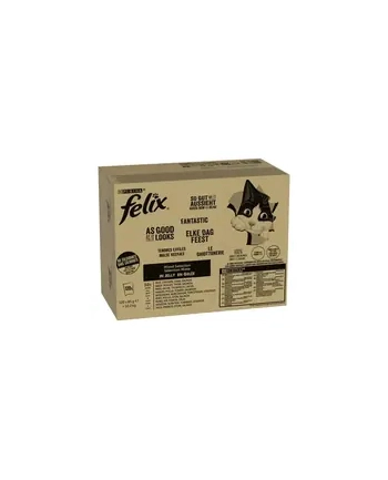 purina nestle PURINA FELIX FANTASTIC Mix Wiejskie smaki 120x85g nr 1