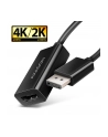 axagon RVD-HI20N Adapter aktywny DisplayPort -> HDMI 1.4, 4K/60Hz, kabel 15cm - nr 1