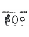 iiyama Monitor 24 cale XUB2490HSUH-B2 IPS,FHD,CAM,MIC,HDMI,DP - nr 40