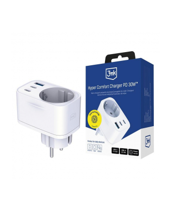 3mk pczerwonyection Ładowarka sieciowa 3mk Hyper Comfort Charger GaN PD 30W