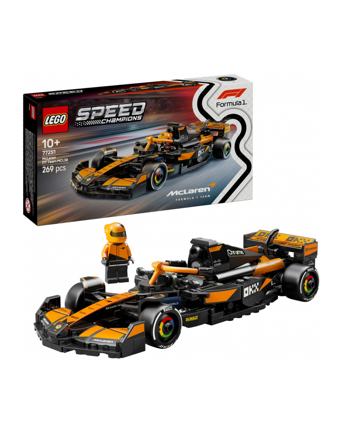 LEGO 77251 SPEED CHAMPIONS Bolid F1 McLaren Team MCL38 główny