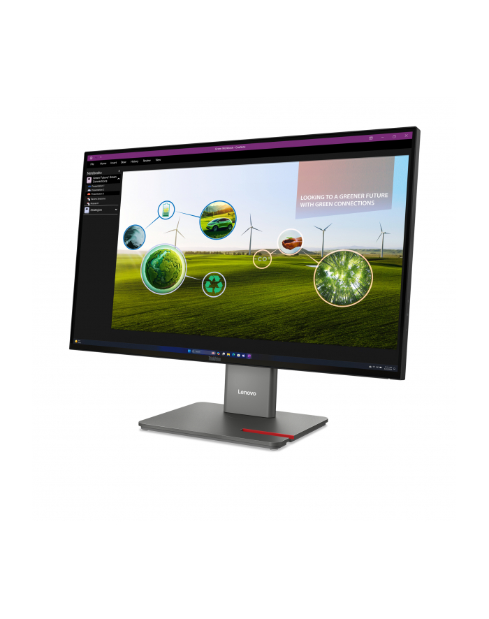 LENOVO ThinkVision P27Q-40 27inch 2560x1440 IPS 120Hz Daisy Chain KVM/eKVM USB-C 15W Factory ''brated panel Epeat Gold TCO10 główny