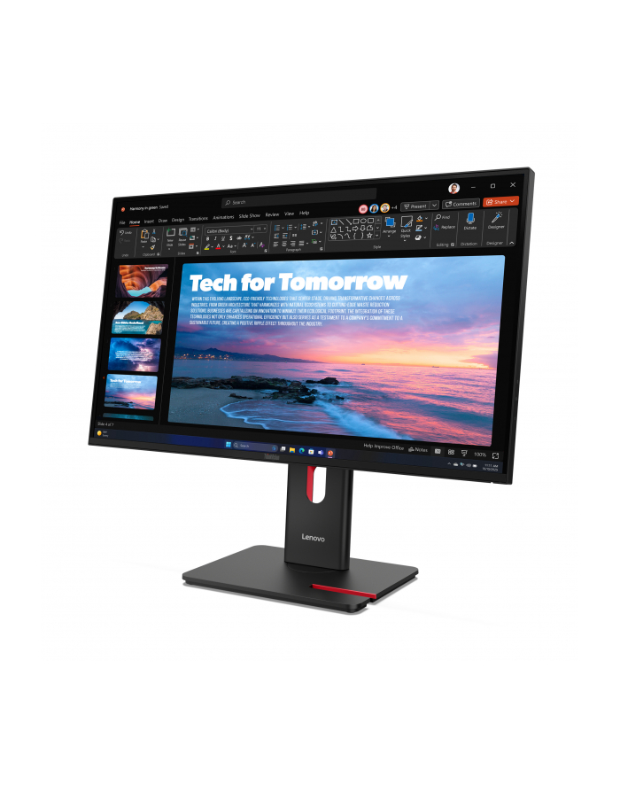 LENOVO ThinkVision T27QD-40 27inch 2560x1440 IPS 120Hz USB-C docking 96W Daisy Chain Epeat Gold TCO10 główny