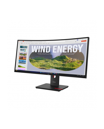 LENOVO ThinkVision T34WD-40 34inch 3440x1440 Curved VA 120Hz USB-C docking 96W Mirror power button Epeat Gold TCO10