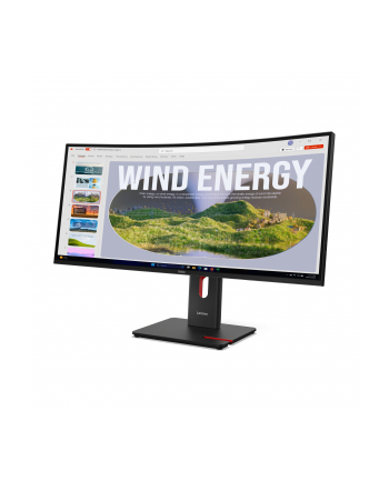 LENOVO ThinkVision T34WD-40 34inch 3440x1440 Curved VA 120Hz USB-C docking 96W Mirror power button Epeat Gold TCO10