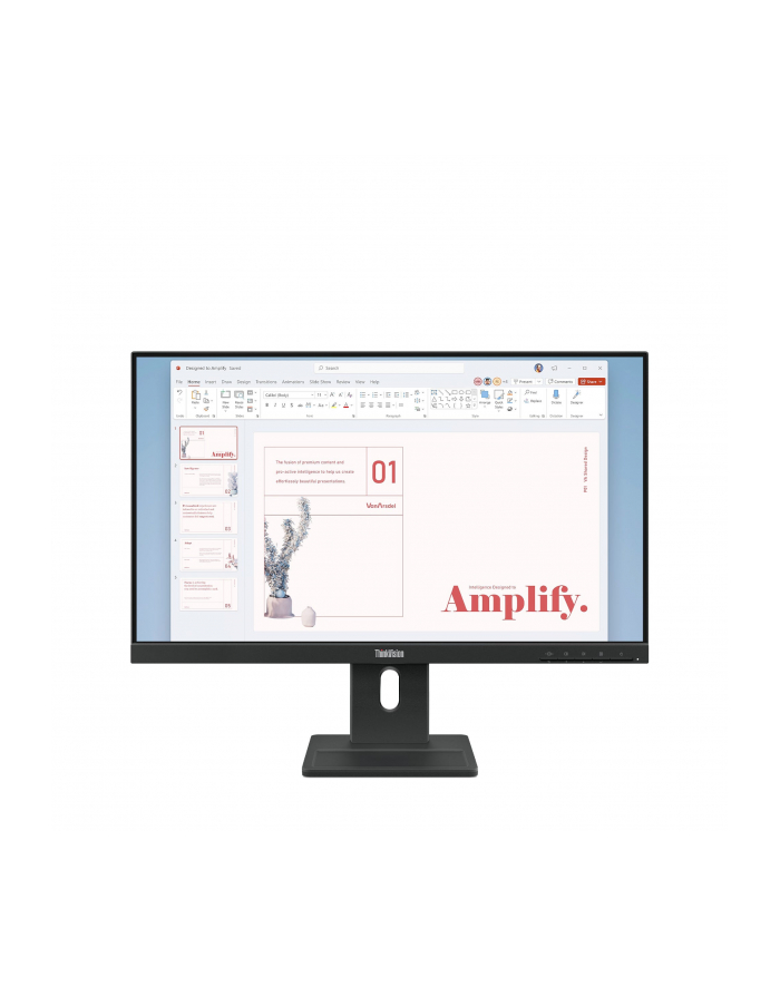 LENOVO ThinkVision E24-40 23.8inch 1920x1080 IPS 100Hz Speakers 2x2W Epeat Gold TCO10 główny