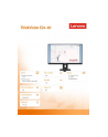 LENOVO ThinkVision E24-40 23.8inch 1920x1080 IPS 100Hz Speakers 2x2W Epeat Gold TCO10 - nr 10