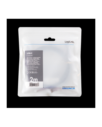 logilink Kabel USB3.2 gen1 TypeC do USB-C/F, PD, 2m nr 2