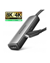 axagon RVC-HI8KPD Adapter aktywny USB-C -> HDMI 8K/60Hz, Aluminum, PD100W, 16cm kabel - nr 25