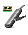 axagon RVC-HI8KPD Adapter aktywny USB-C -> HDMI 8K/60Hz, Aluminum, PD100W, 16cm kabel - nr 41