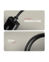 axagon RVD-HI20N Adapter aktywny DisplayPort -> HDMI 1.4, 4K/60Hz, kabel 15cm - nr 38