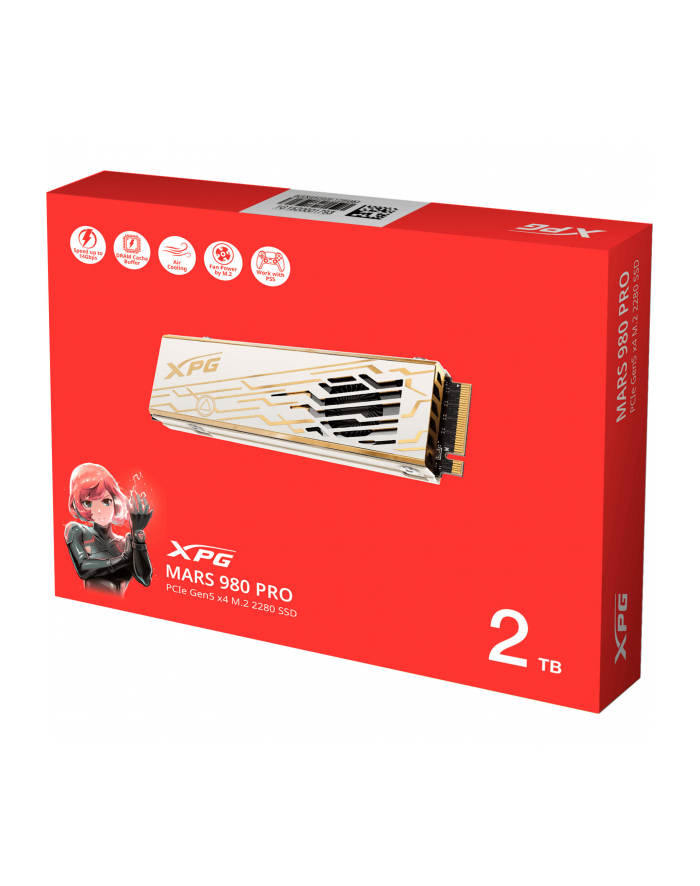 adata Dysk SSD XPG MARS 980 PRO 2TB PCIe 5x4 14/13 GB/s M2 główny
