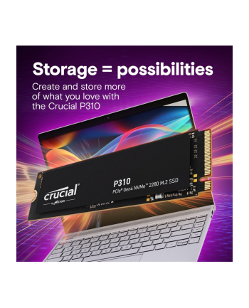 crucial Dysk SSD P310 4TB M.2 NVMe PCIe 4.0 2280 7100/6000