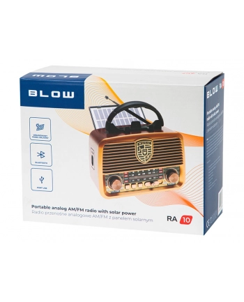 blow Radio przenośne analogowe RA10 AM/FM solarne nr 2