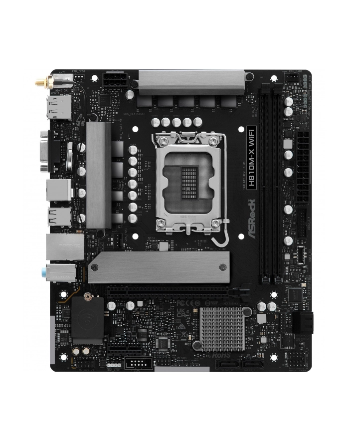 ASROCK H810M-X WiFi LGA1851 1xHDMI 1xDP 1xD-SUB MB główny