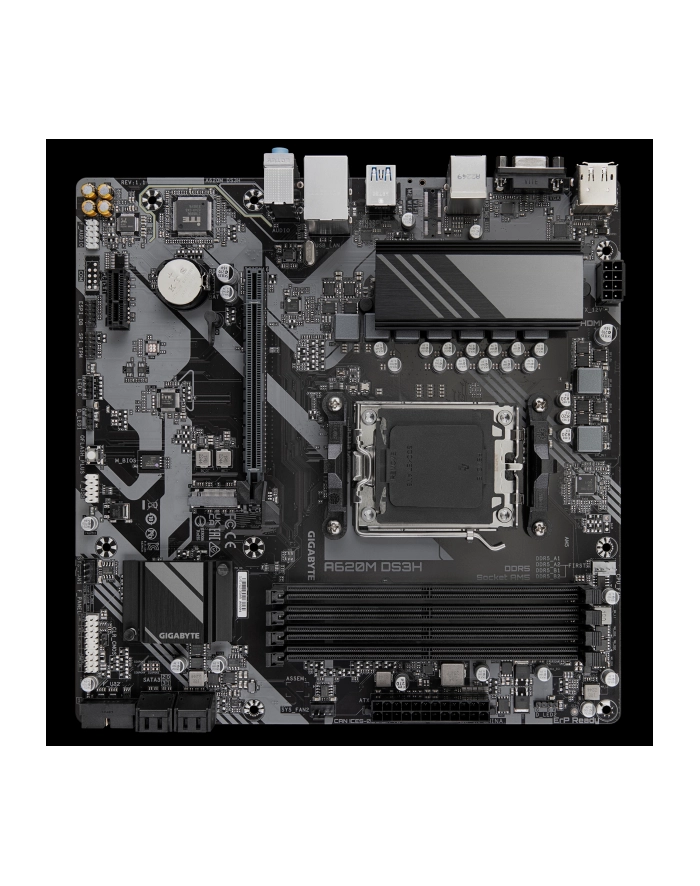Płyta Gigabyte A620M DS3H (rev. 1.1) /AMD A620/DDR5/SATA3/M.2/USB3.0/PCIe4.0/AM5/mATX główny