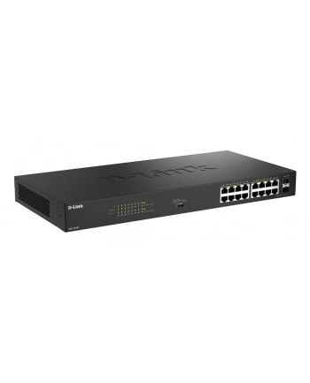 D-LINK 16 Ports GE PoE 30W + 2 Ports SFP Unmanaged Switch 240W nr 1