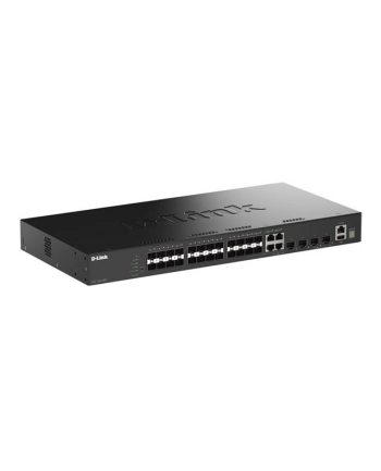 D-LINK 20 Ports 1G SFP + 4 Ports GE Combo + 4 Ports 10G SFP+ Smart Managed Switch