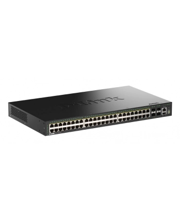 D-LINK 48 Ports GE PoE 30W + 4 Ports 10G SFP+ Smart Managed Switch 370W