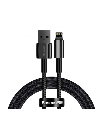 Kabel Baseus Tungsten Gold USB-A - Lightning 1m czarny