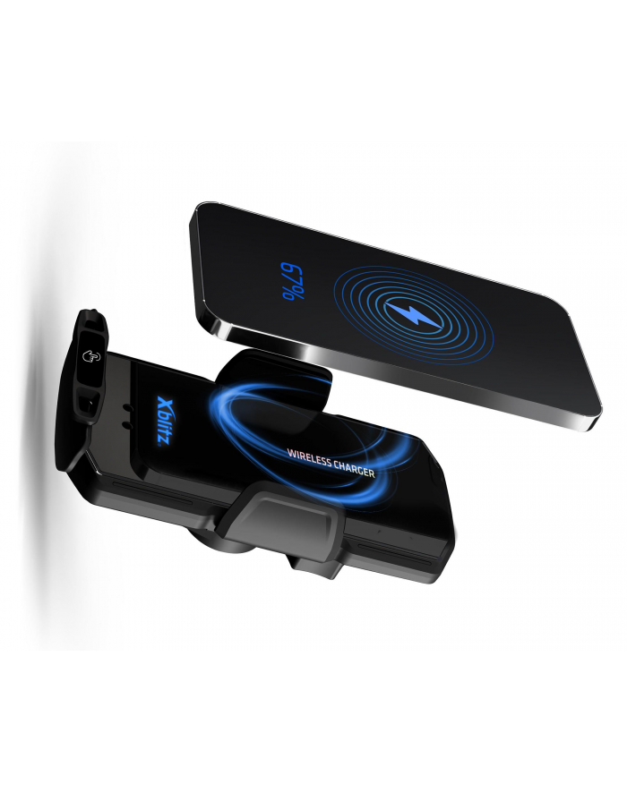 Uchwyt samochodowy Xblitz FX2 Exclusive, automatyczny, z funkcją bezprzewodowego ładowania główny