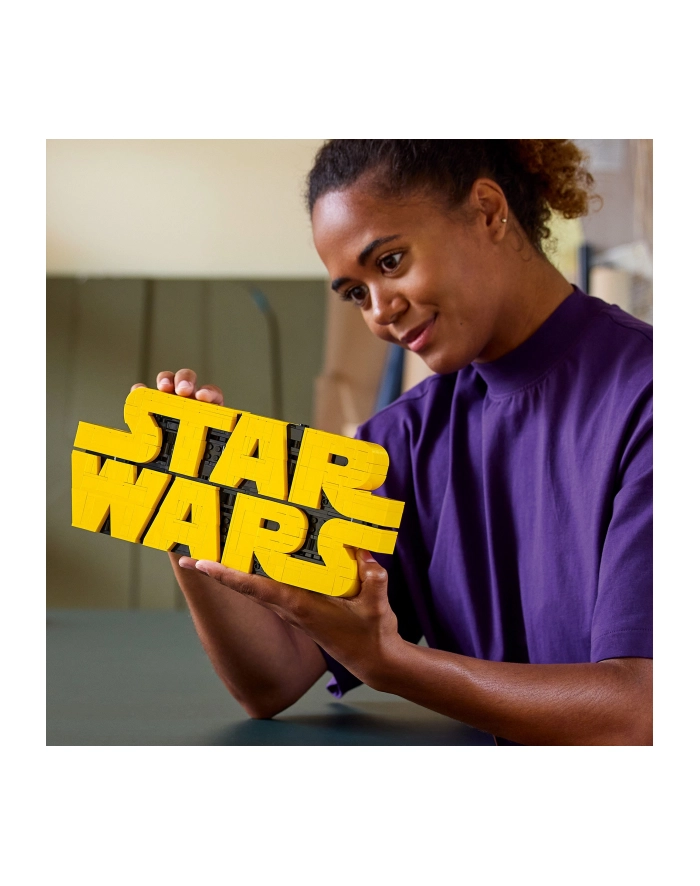 LEGO 75407 STAR WARS Logo Star Wars zbudowane z klocków główny