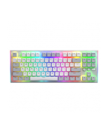 Klawiatura przewodowa Hator GRAVITY TKL HTK561 MECHANICZNA podświetlana RGB gaming  Aurum Orange Linear biała