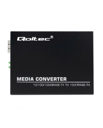 qoltec Dwukierunkowy Media Konwerter SWITCH Ethernet 1x RJ45 1x SFP |   1000Mb/s | 5V nr 2