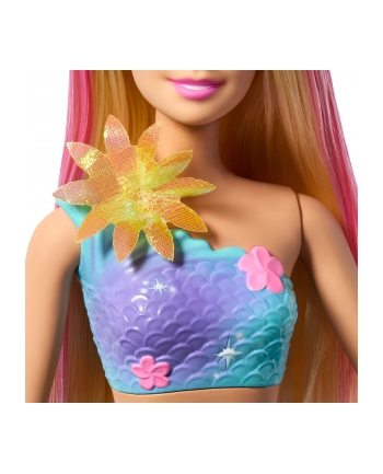 Lalka Barbie Flower Magic Mermaid Blonde JDM72 MATTEL nr 1