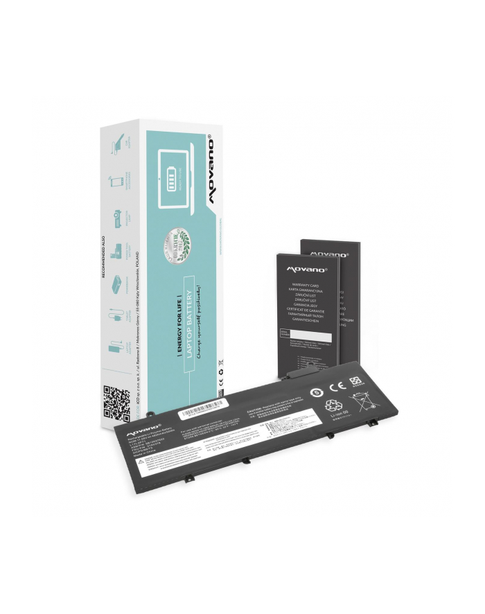Bateria Movano do notebooka Lenovo ThinkPad T480s, L17L3P71, 01AV478 (11.55V) (4650 mAh) główny