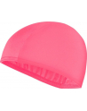 Czepek pływacki materiałowy dziewczęcy LYCRAS różowy 834340 Spokey - nr 1