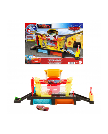 Cars Myjnia samochodowa Zmiana koloru Zestaw Zygzak McQueen JBM70 MATTEL