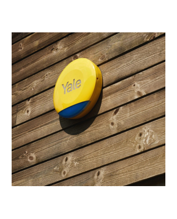yale home Syrena zewnętrzna żółta