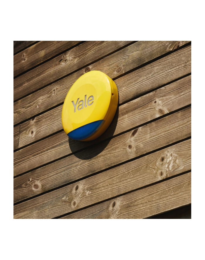 yale home Syrena zewnętrzna żółta główny