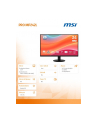 msi Monitor 23.8 cala PRO MP242L LED/FHD/Flat/100Hz/czarny - nr 7