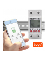 qoltec Przekaźnik 63A na szynę DIN z licznikiem energii elektrycznej |  Timer | Tuya | Wi-Fi | LED                                                    ~ - nr 2
