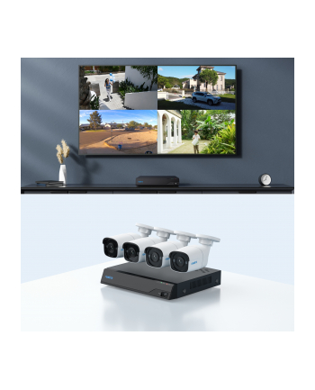 Reolink Sieciowy Rejestrator Wideo Nvs8-5Mb4 + 4 Kamery P320 nr 1