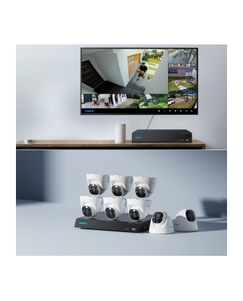 Reolink Zestaw Kamera Nvs16-8Md8 Sieciowy Rejestrator Wideo + 8X P334 nr 1