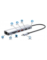 Manhattan Stacja/replikator 7-in-1 4K USB-C Dockingstation 1xHDMI 2xUSB 10Gb/s (153966) - nr 10