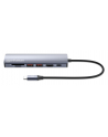 Manhattan Stacja/replikator 7-in-1 4K USB-C Dockingstation 1xHDMI 2xUSB 10Gb/s (153966) - nr 26