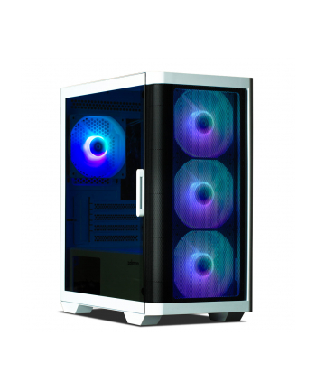 Zalman M4 White Matx Mini Tower 4 Fans Argb (M4WHITE)